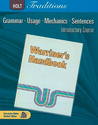 Holt Traditions Warriners Handbook 6 Introductory Course 2007