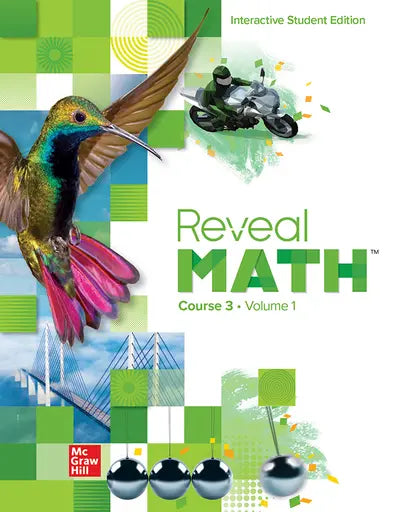 Reveal Math, Course 3, Interactive Stbk 2020, Volume 1 (ISBN 9780076673759)