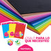 Foami liso multicolor de 12 unidades bambary