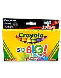 Crayones Jumbo de 12 colores Crayola