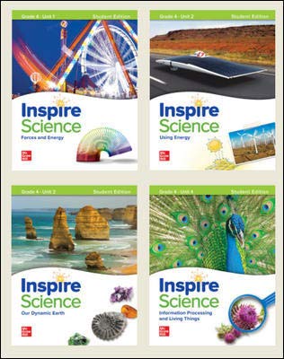 Inspire Science, Print Stbk Bundle (Units 1-4) grado 4