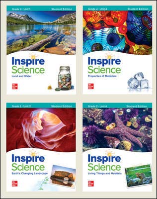 Inspire Science, Print Stbk Bundle (Units 1-4) grado 2