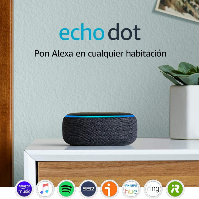 Echo Dot (3.ª generación) - Altavoz inteligente con Alexa.