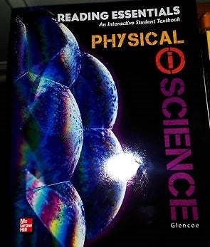 Glencoe Physical iScience, Grade 8, Reading Essentials, Student Edition