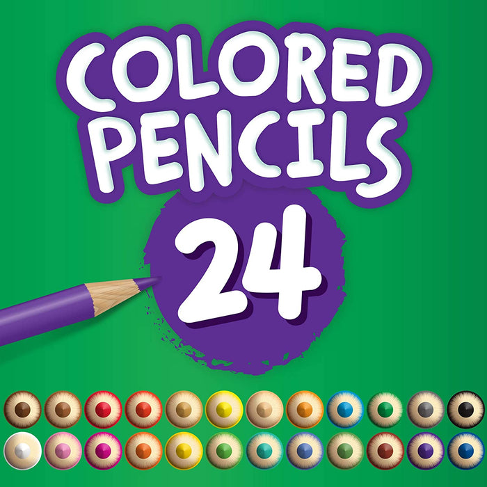 Lápices de colores de 24 colores crayola