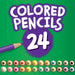 Lápices de colores de 24 colores crayola