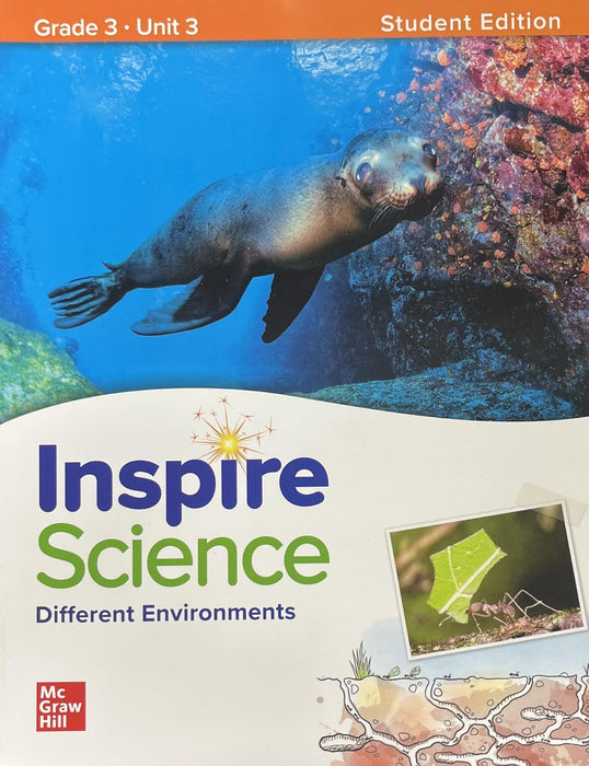 Inspire Science, Grade 3 Print Student Edition Units 1-4 W/Online Stbk 1 Year Subscription