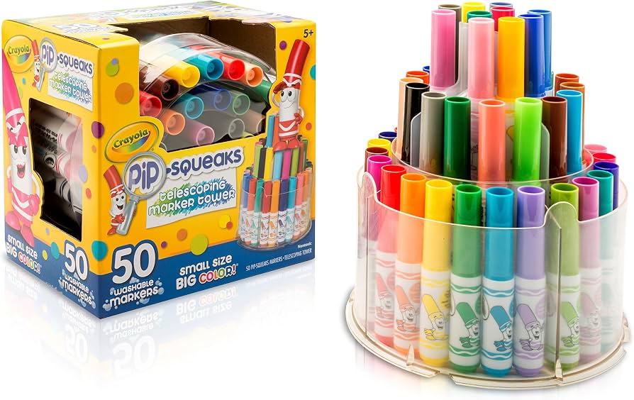 Marker tower Pip-squeaks telescoping