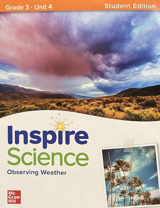 Inspire Science, Grade 3 Print Student Edition Units 1-4 W/Online Stbk 1 Year Subscription