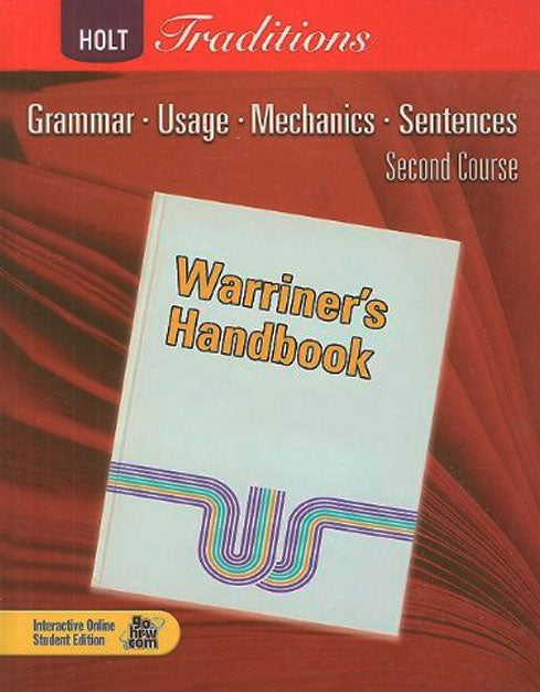 Holt Traditions Warriners Handbook 8 Second Course 2008