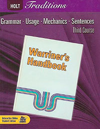 Holt Traditions Warriners Handbook 9 Third Course 2008