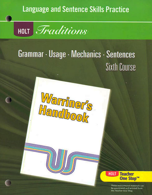 Language And Sentences Skills Gr 12 Pb Warhndbk