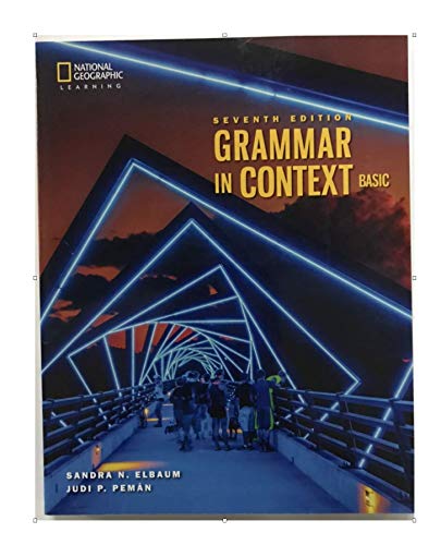 GRAMMAR IN CONTEXT 7E SB LEVEL BASIC + OLP STICKER CODE (ISBN 9780357140482)