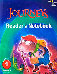 Journeys Reader 2017 Notebook Gr 1 Vol. 2