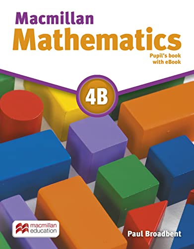 Macmillan Mathematics Pupil's Book w/eBook 4B