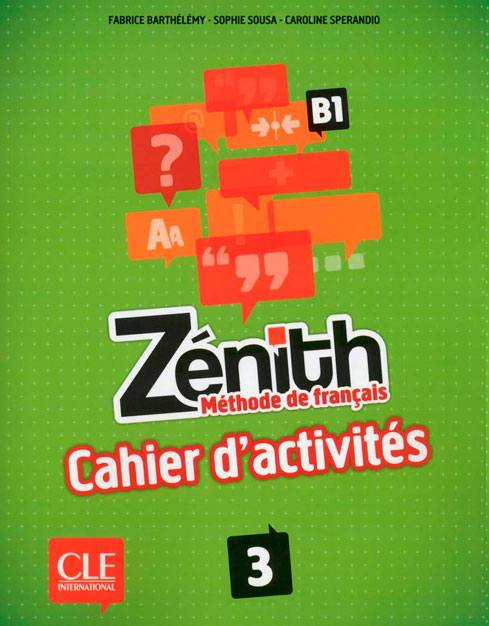 Zenith 3 N B1 - Cahier De Activites +Corr - M Adul