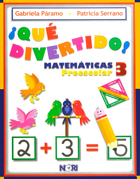 QUE DIVERTIDO, MATEMATICAS PREESCOLAR 3 3A ED