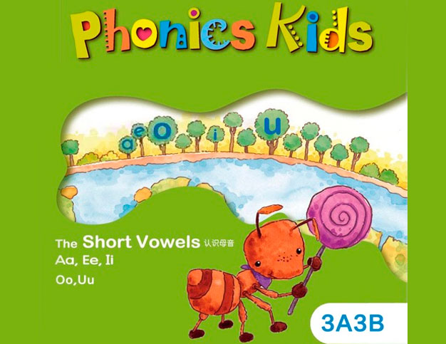 Phonics Kids 3A + 3B Student Book + Audio Cd + Dvd