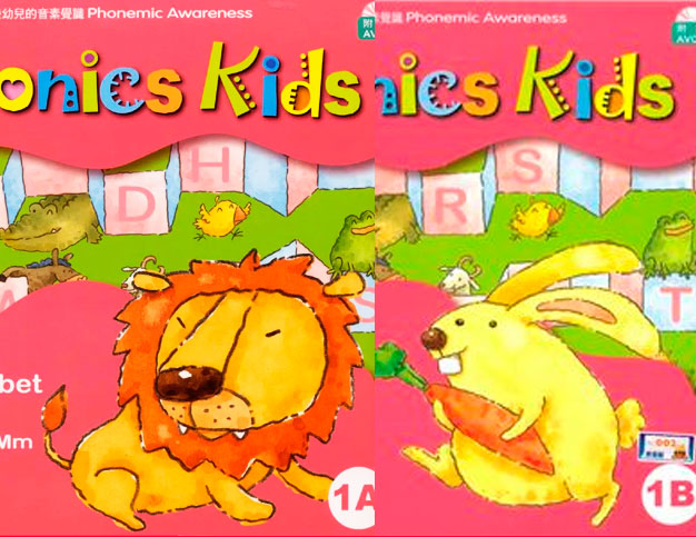 Phonics Kids 1A + 1B Student Book + Audio Cd + Dvd