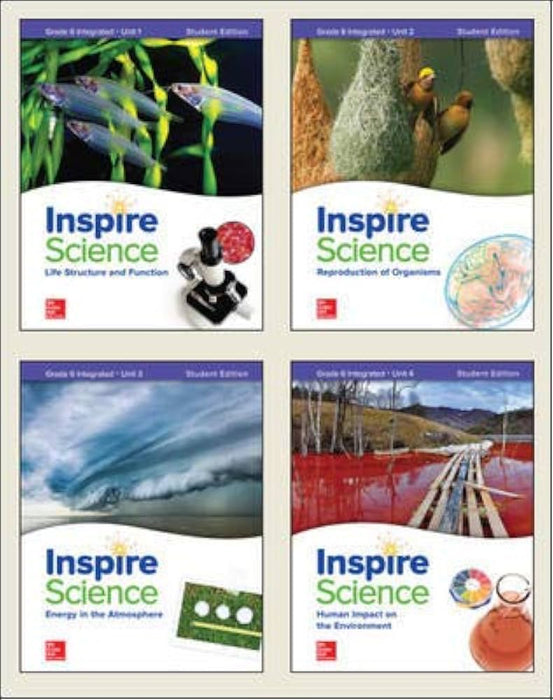 Inspire Science: Integrated G6 Comprehensive Student Bundle 1-Year