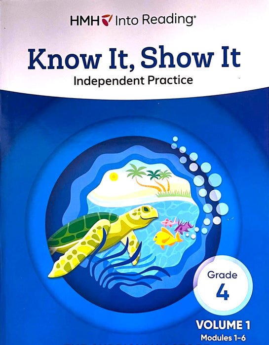 Into Reading Know It Show It 2025 Pack (Vol. 1-2) Gr 4